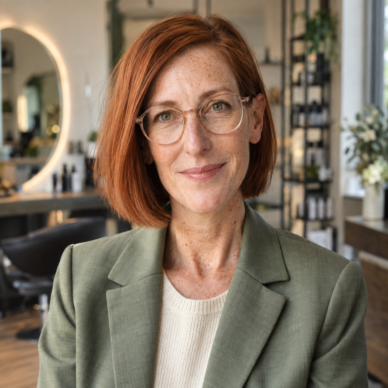 Portrait von Sophie – Marketing für Friseursalons