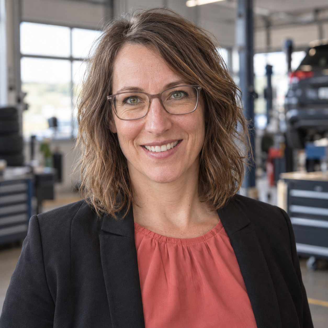 Portrait von Tina – Marketing · Kfz-Werkstätten