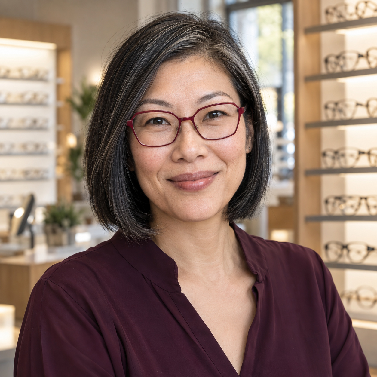 Portrait von Klara – Personal für Optiker